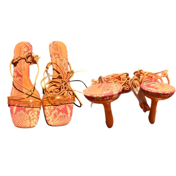 Antonio Melani heels pail orange tie up heel
bLACK FRIDAY DEALS - Picture 2 of 4